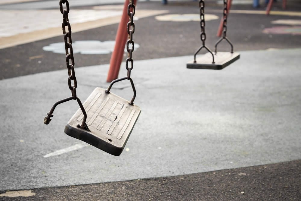 Broken Playground Equipment in Philadelphia