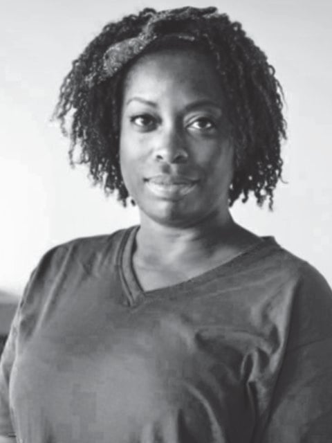Woman with natural hair